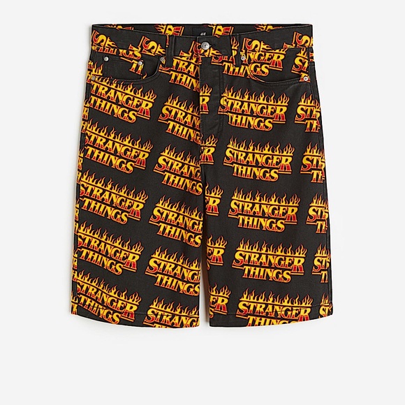 H&M Stranger Things Denim Shorts - Picture 1 of 5